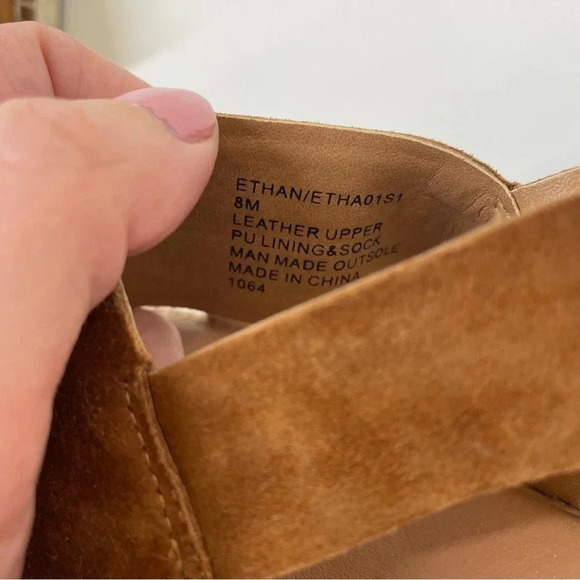 Steve Madden Ethan Tan Suede Espadrille Sandal Size 8 - Picture 6 of 8